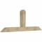 Ekena Millwork Portland Rough Sawn Timber Gable Bracket, Douglas Fir, 84"W x 31"H x 6"D x 6"F, 9/12 Pitch GBW084X31X0606POR00RDF - alternate 3